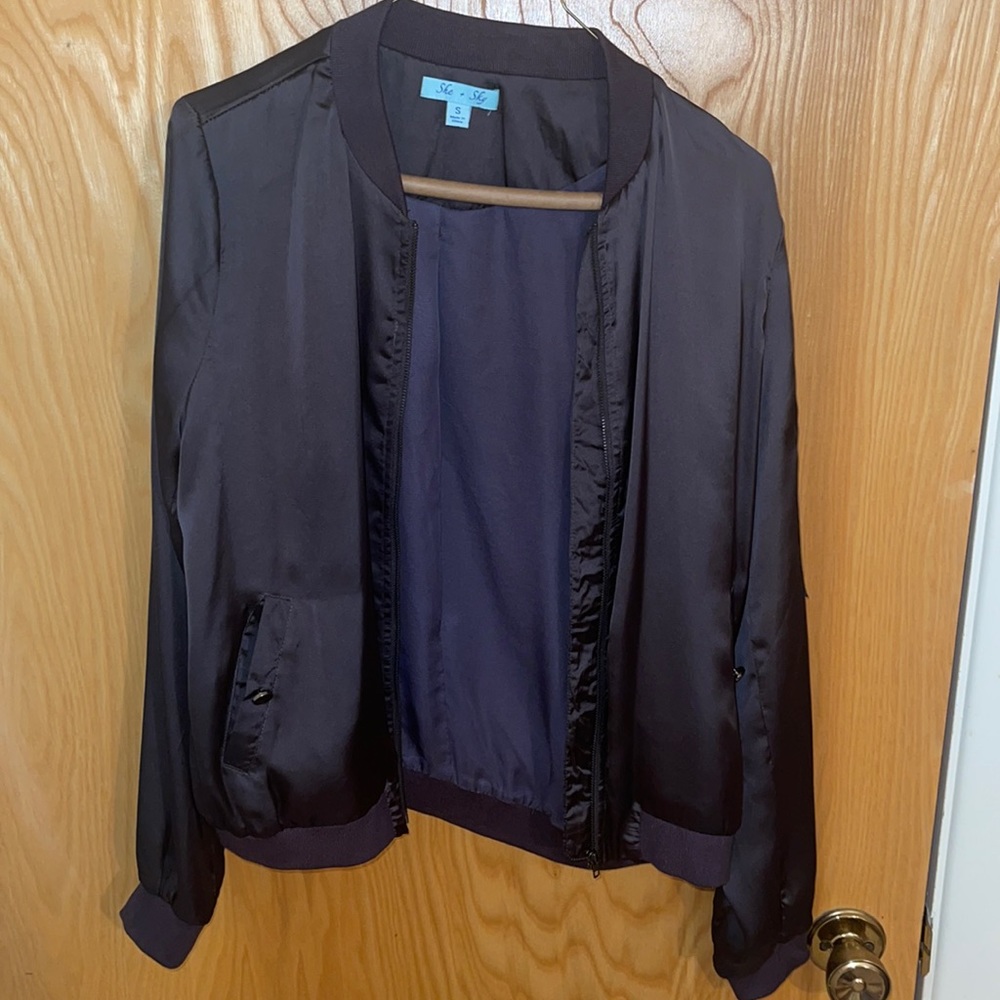 Grey Bomber Jacket